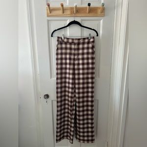 Urban Outfitters Maroon Plaid Pants